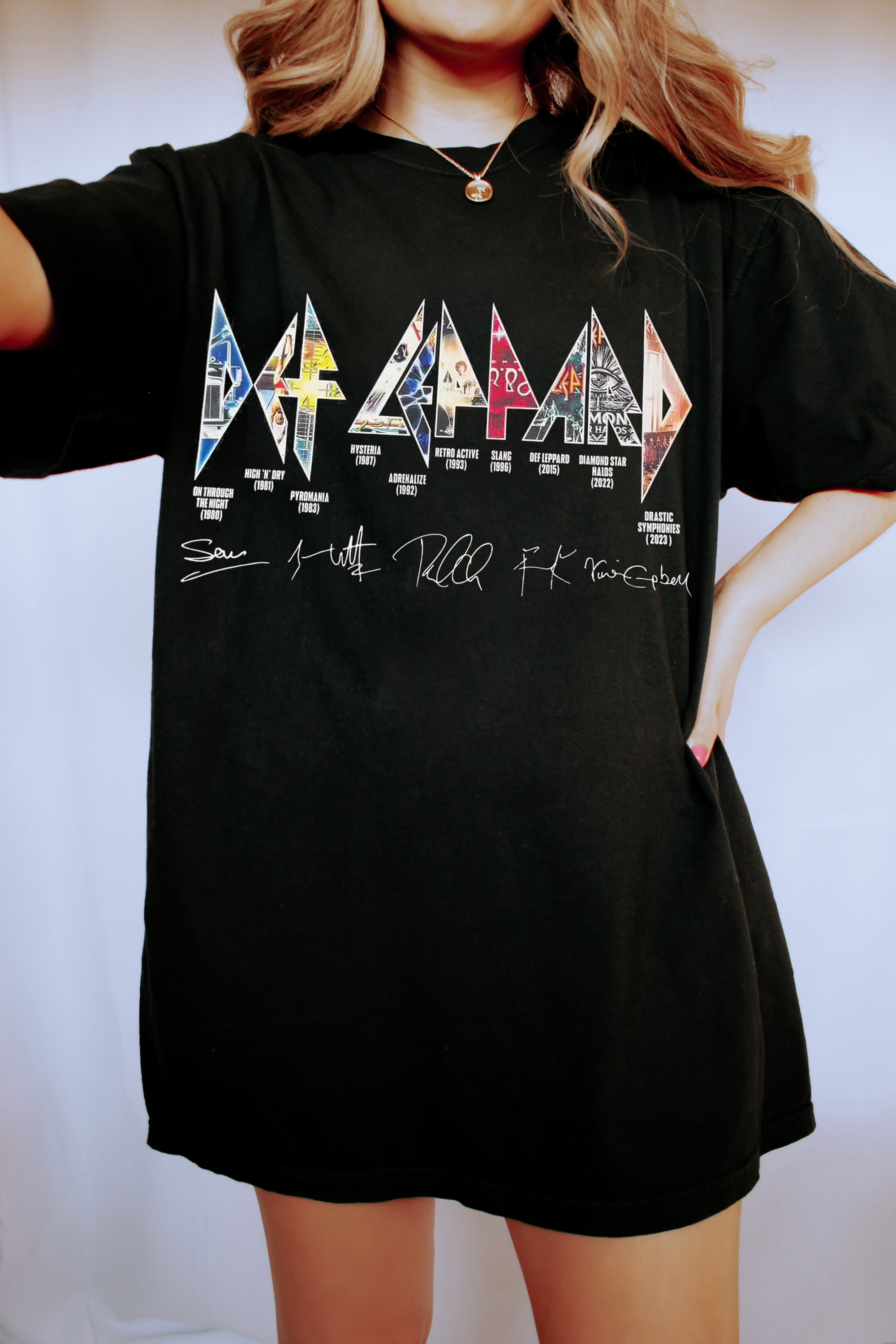 DEF LEPPARD Album T-shirt For Women