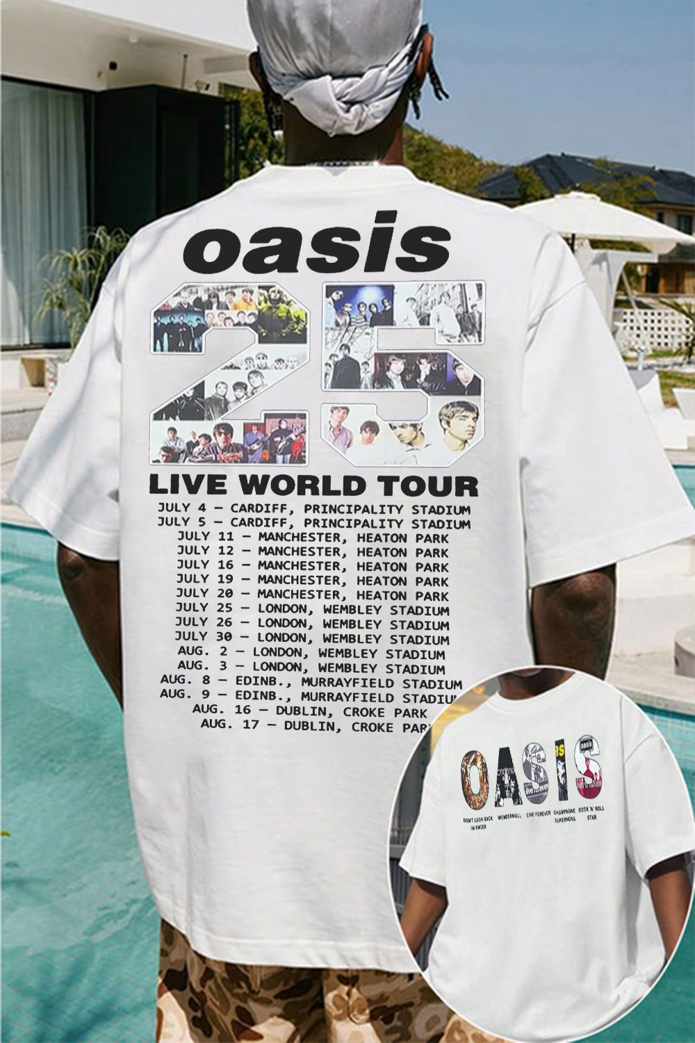 Oasis Live World Tour 2025 T-Shirt