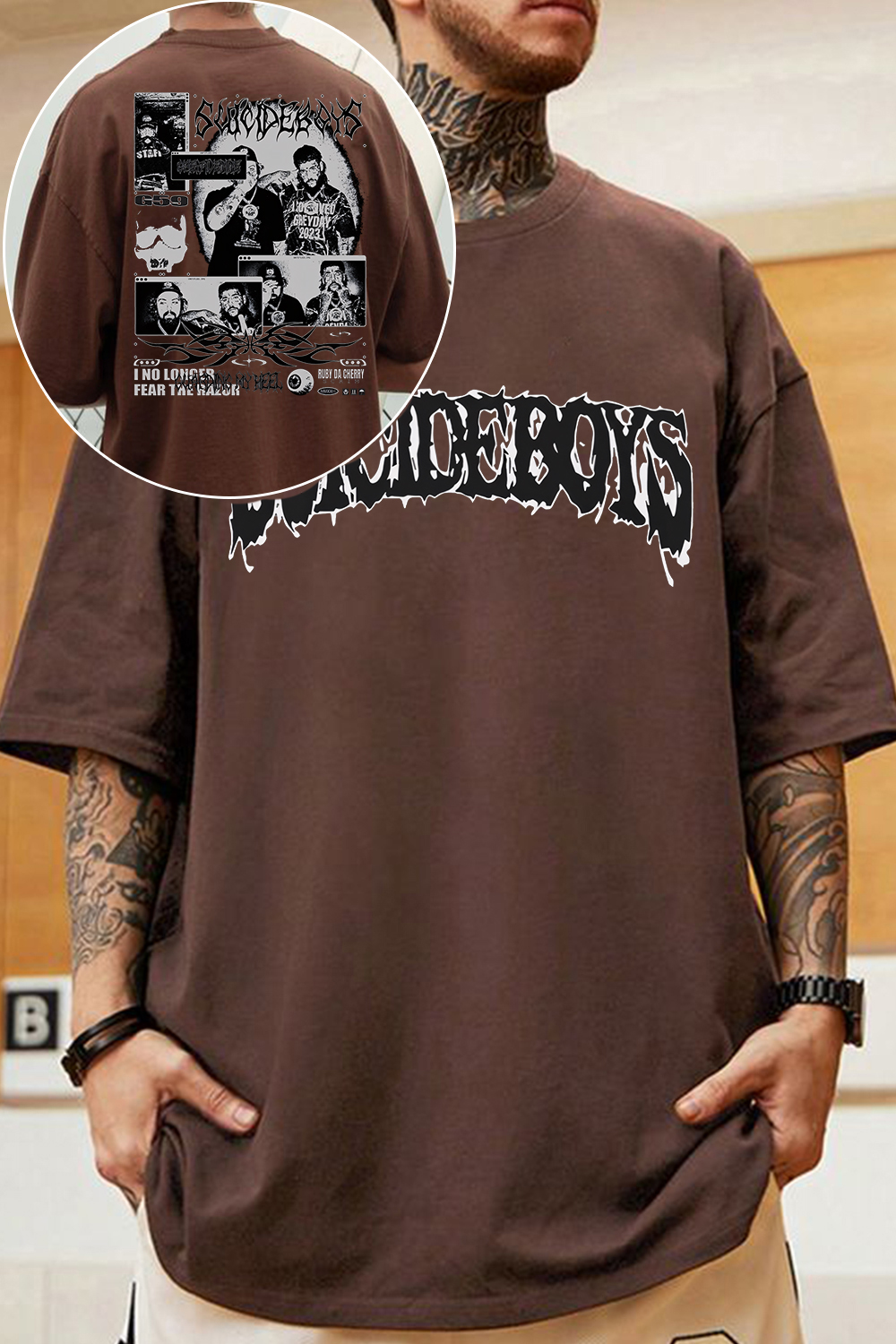 uicideboys casual 2-side printed hoodie