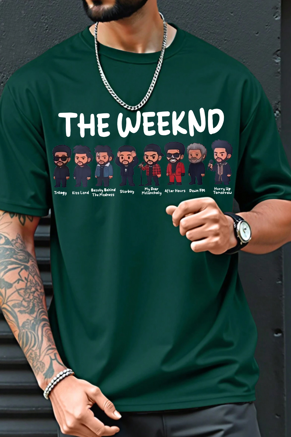 Rock The Weeknd tee and shine brighter