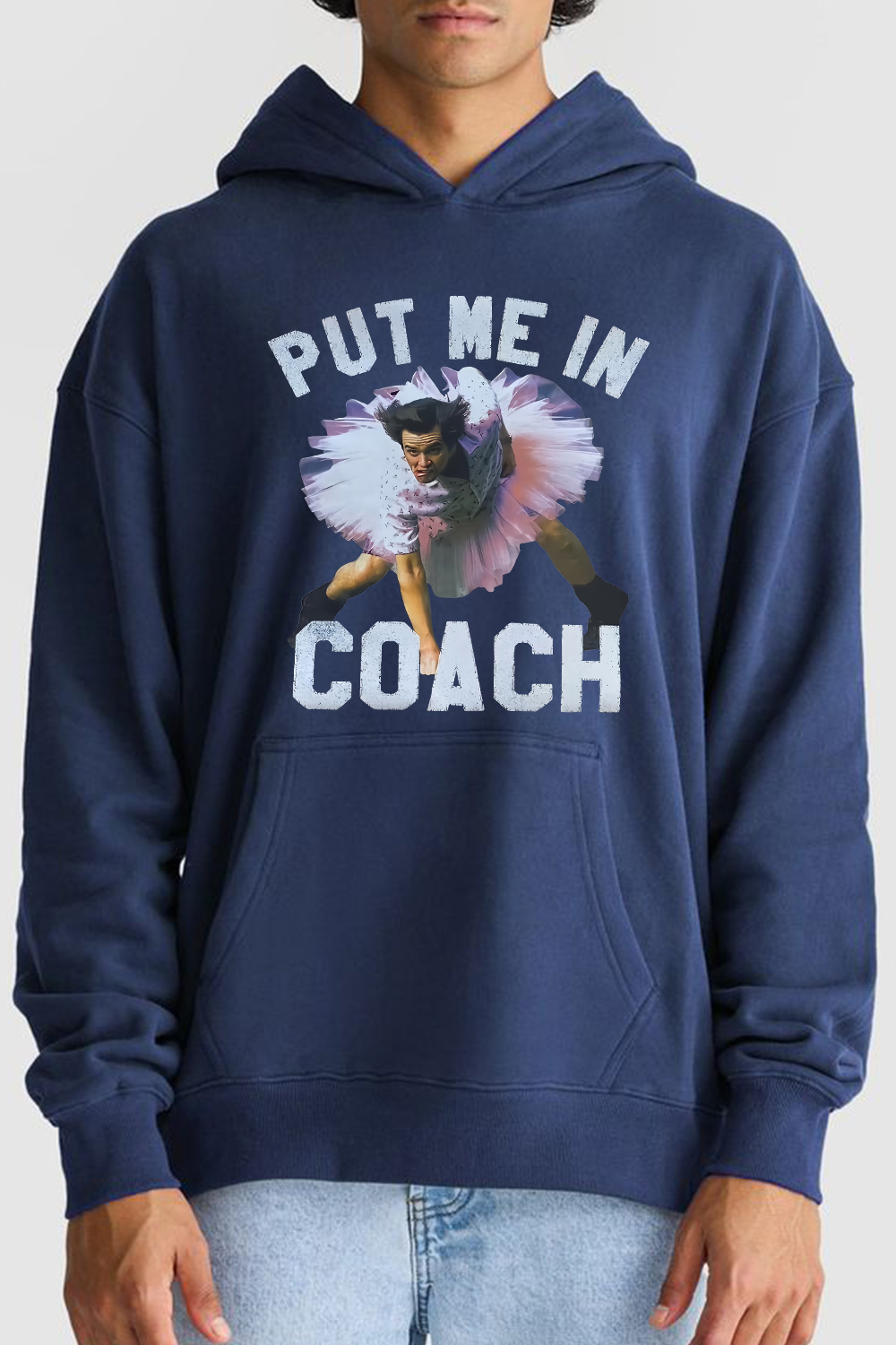 Ace Ventura Put Me In Coach Jim Carrey Funny Hoodie For Men