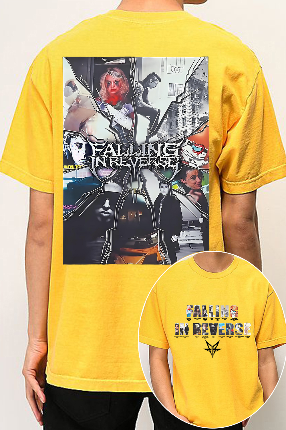 Falling In Reverse 2-sided printed tee