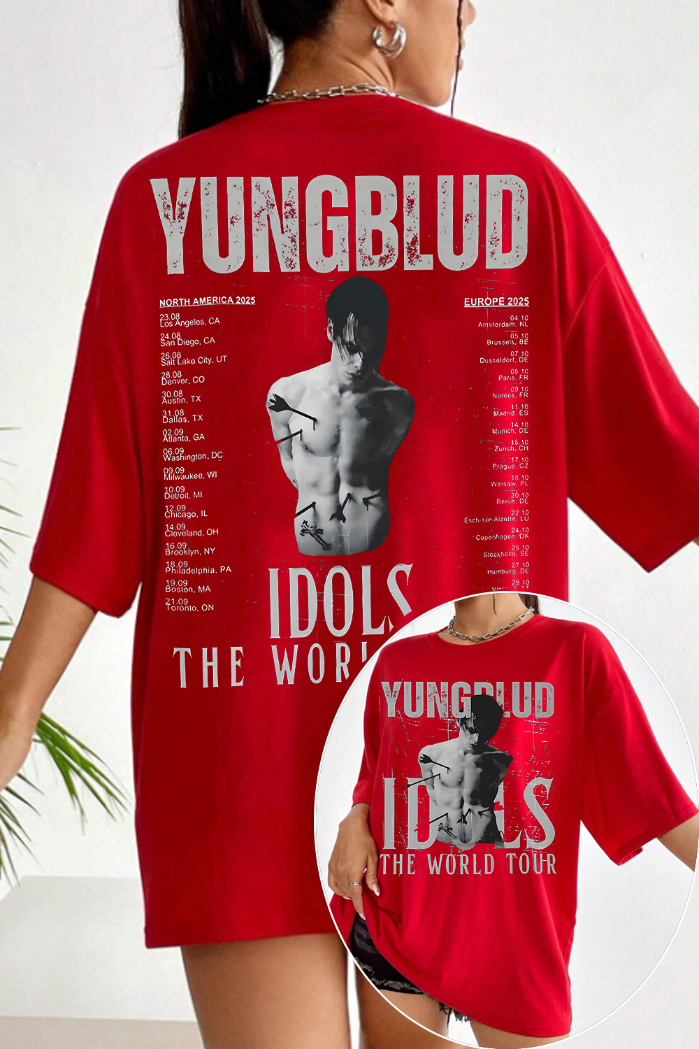 yungblud style  women shirt