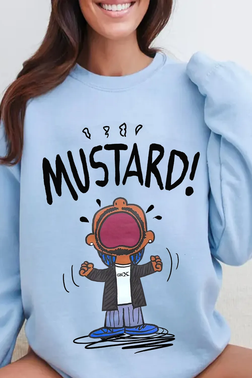 kendricklamar crew neck sweatshirt