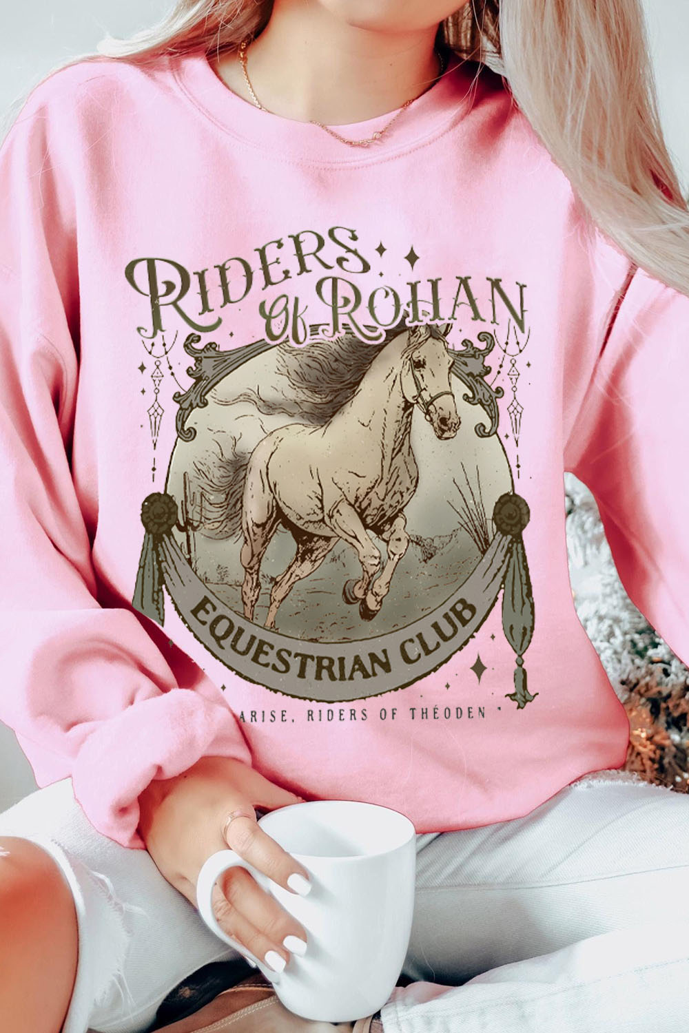 Riders Of Rohan Equestrian Club Sweatshirt For Women