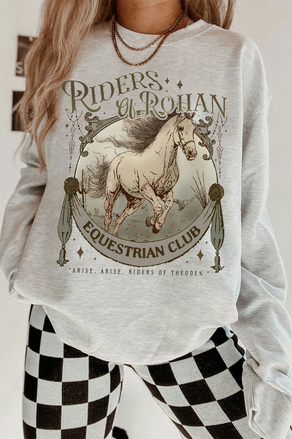 Riders Of Rohan Equestrian Club Sweatshirt For Women