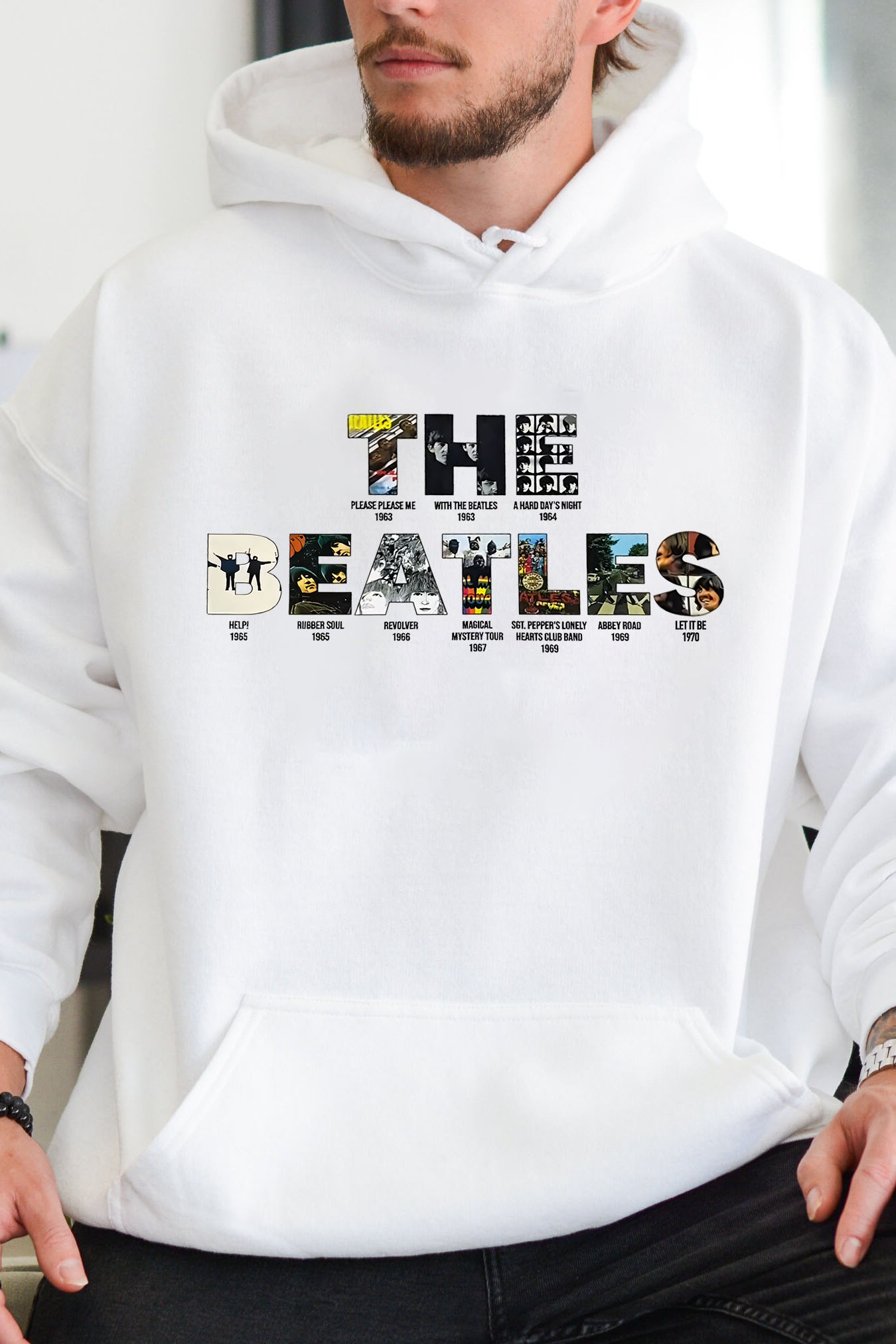 The Beatles Album men hoodie