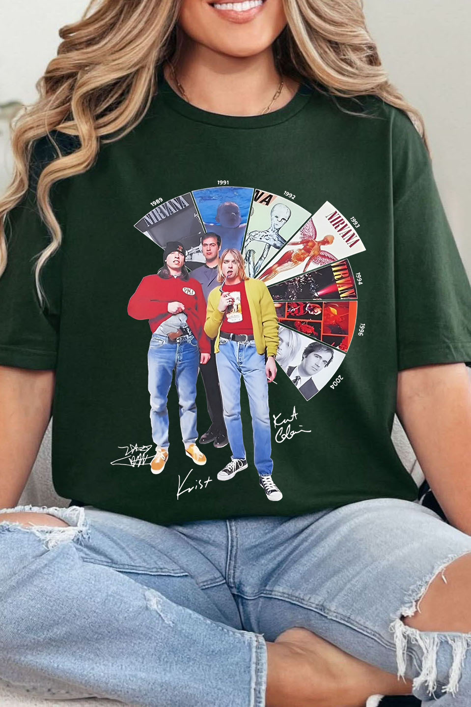 Nirvana Fan check this shirt For Women