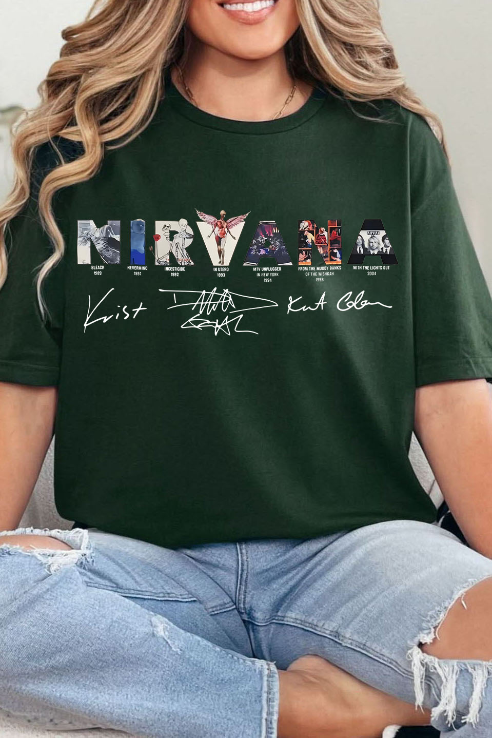 Nirvana shirt For Women