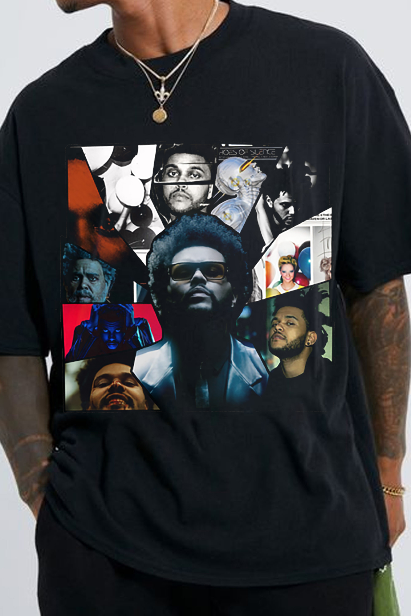 Vintage The Weeknd Portrait Men T Shirt