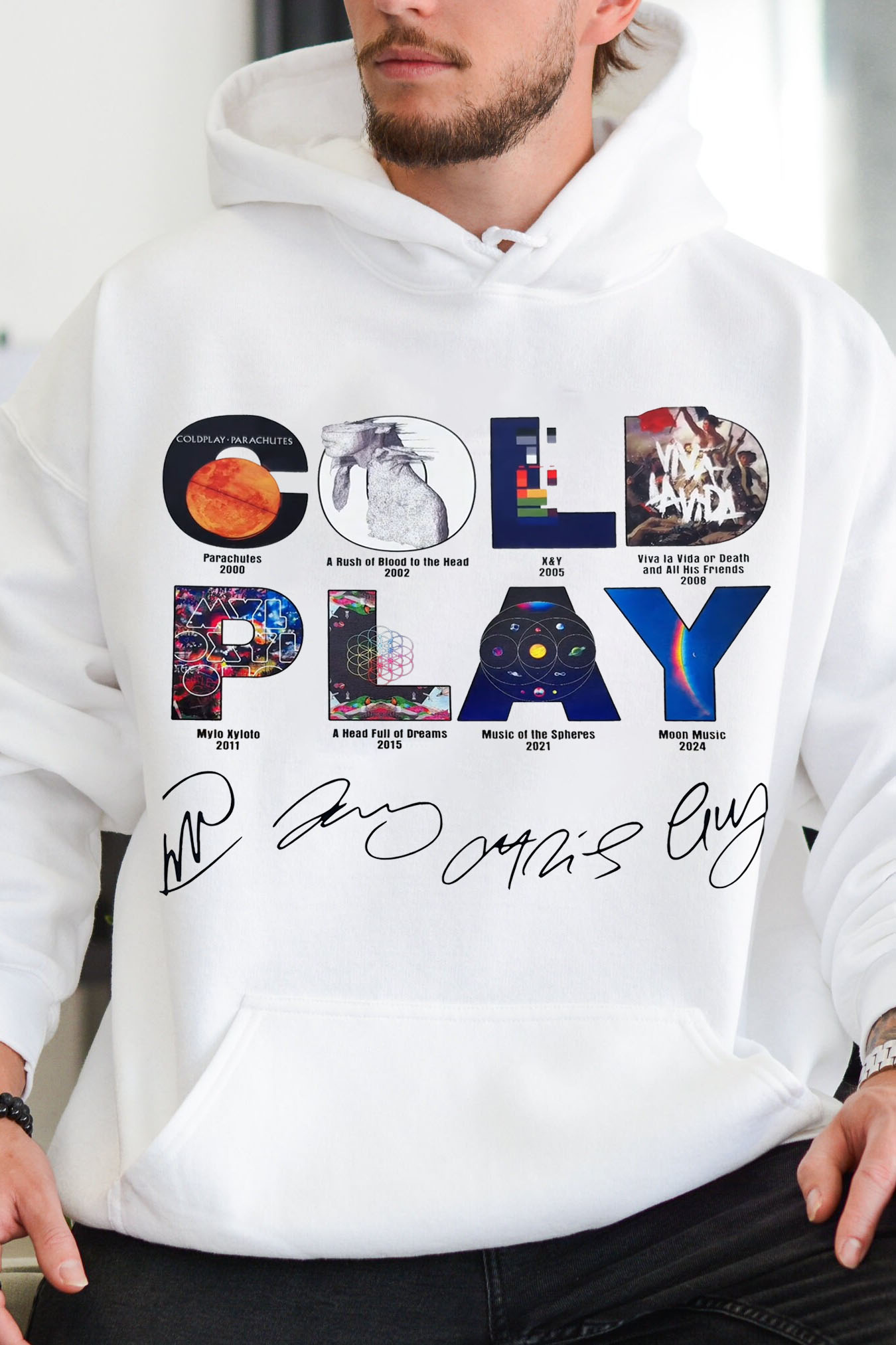 Coldplay HOODIE For men