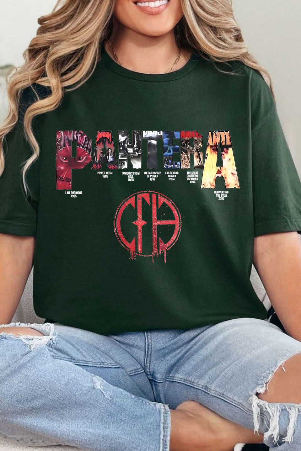 pantera short sleeve t-shirt