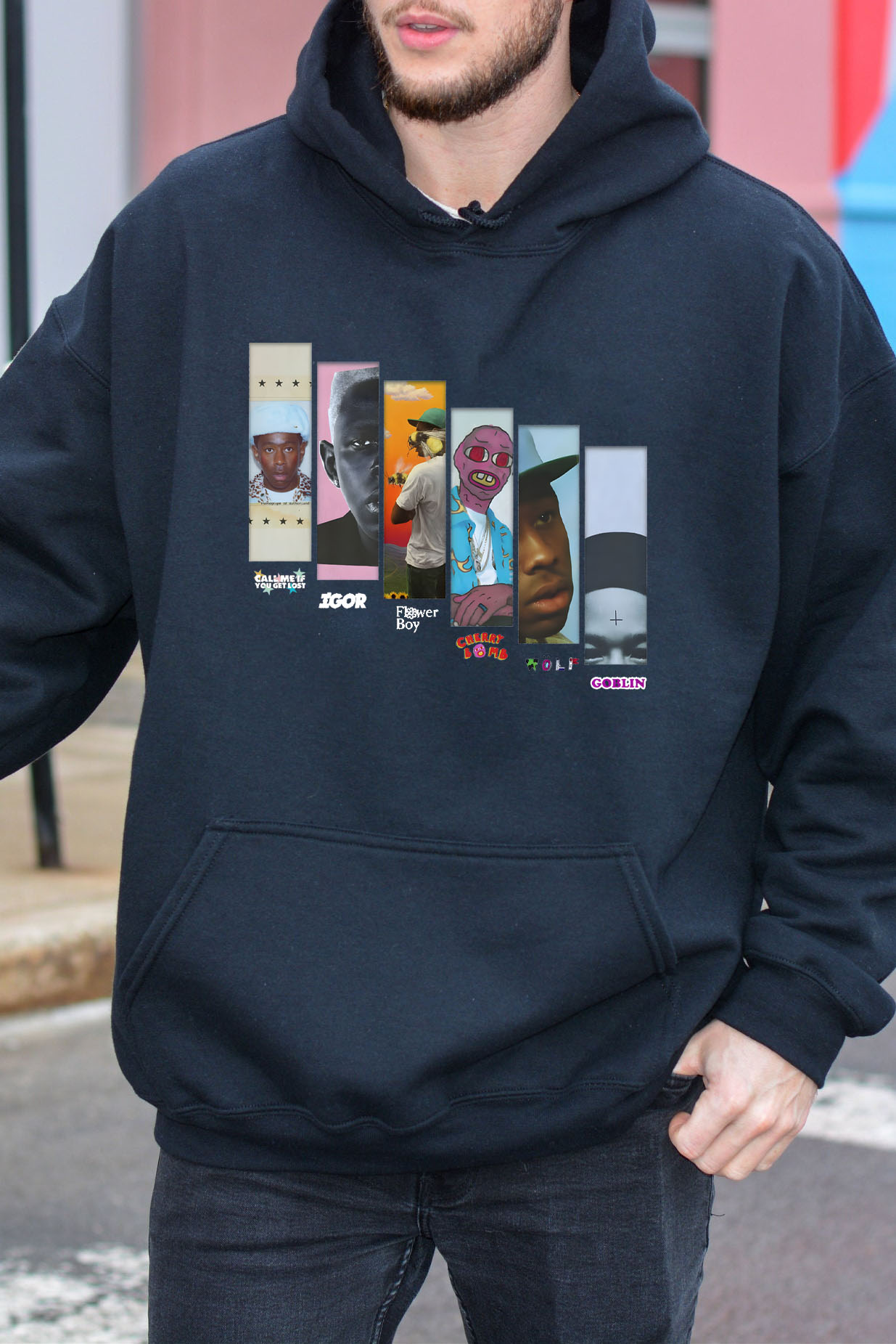 Tyler Merch �C Albums Version 9 Hoodie�C Men
