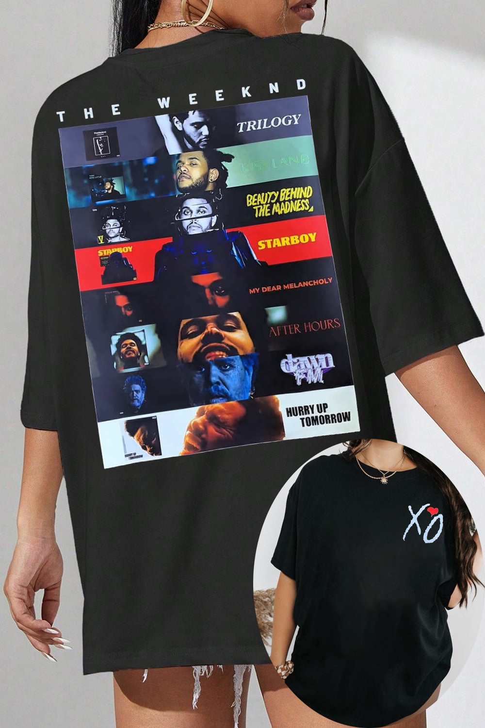 The Weeknd Both Side tee