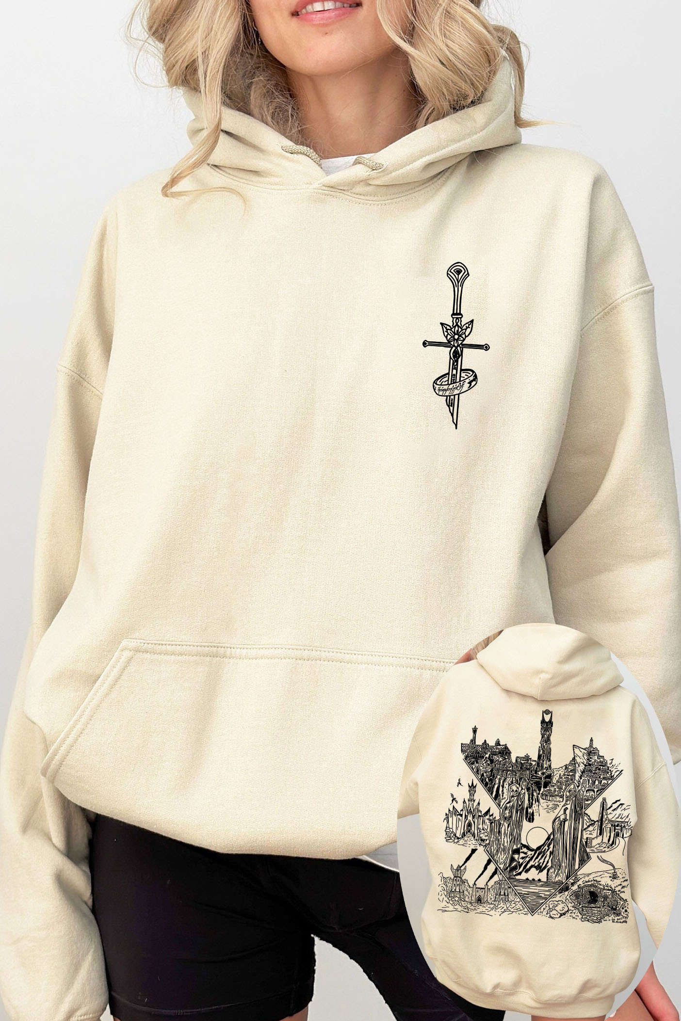 LOTR Middle Earth Inspired Hoodies For Women