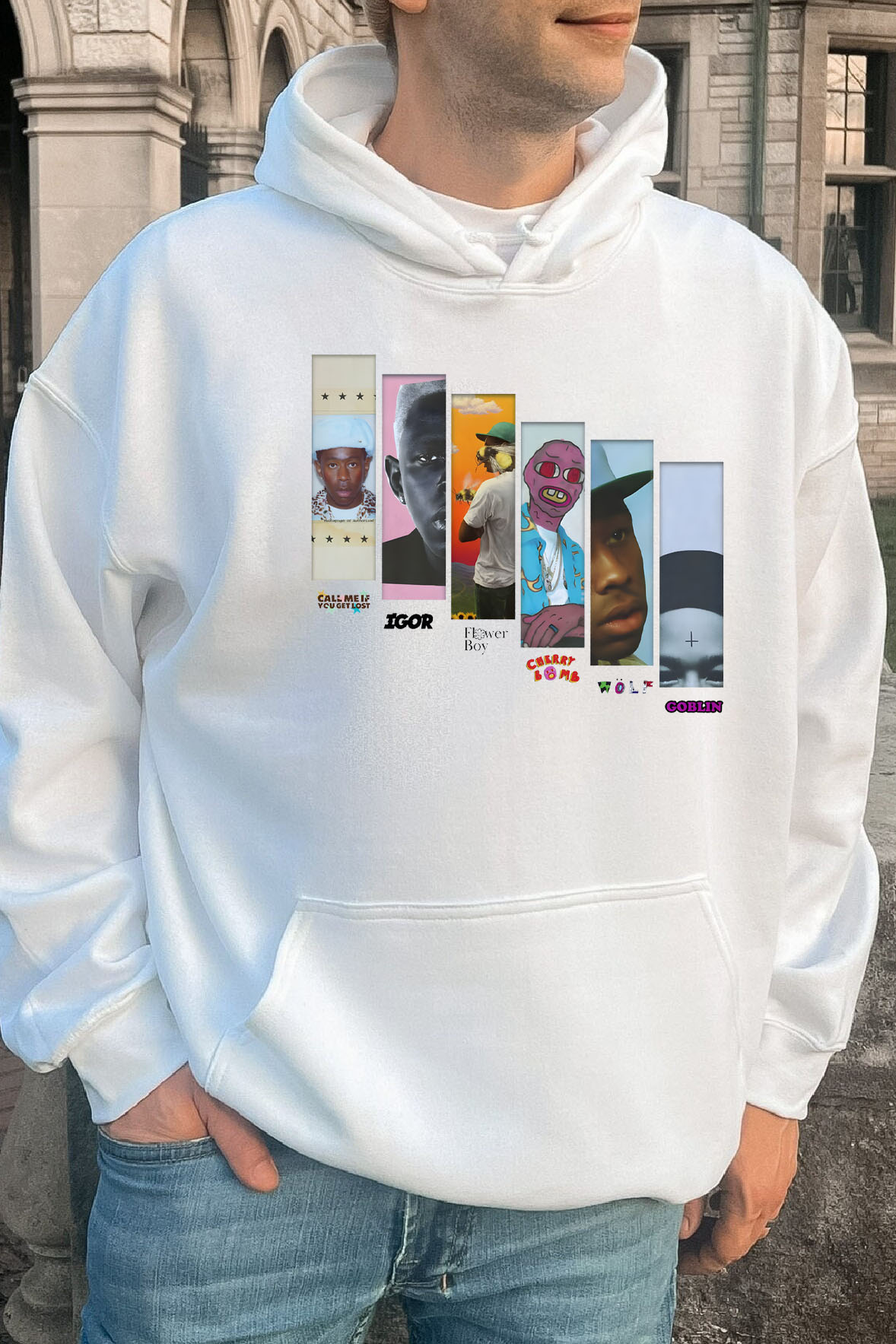 Tyler Merch �C Albums Version 9 Hoodie�C Men