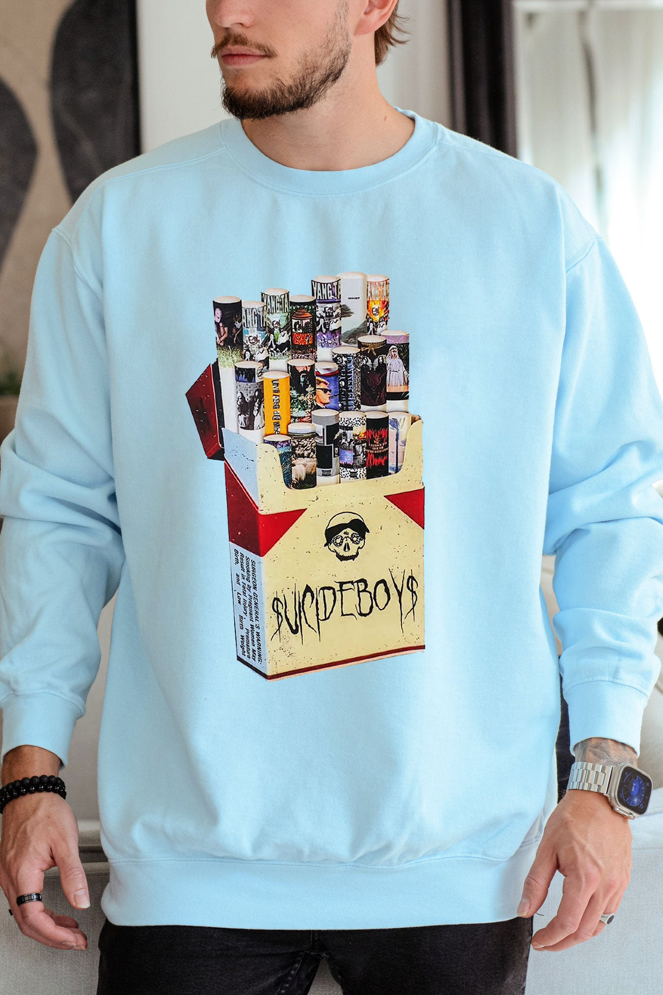 $uicideboy$ personalized print men's long-sleeved sweatshirt