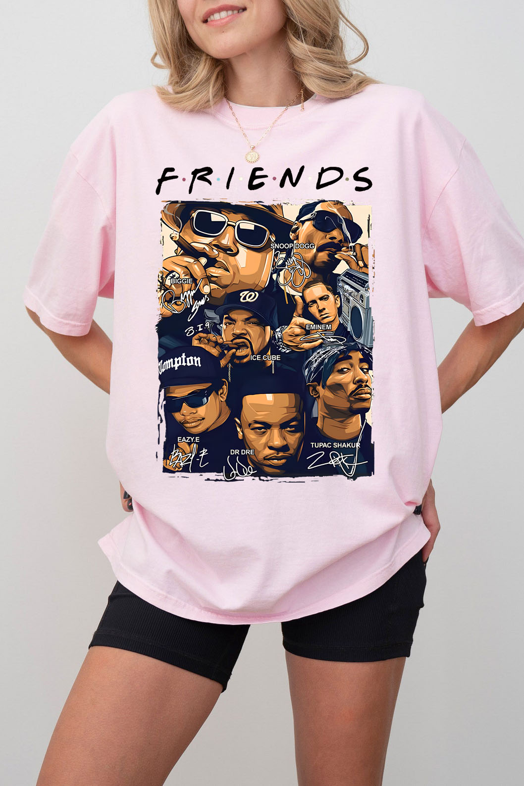 Rapper All Star Friends Funny Hip Hop T-shirt