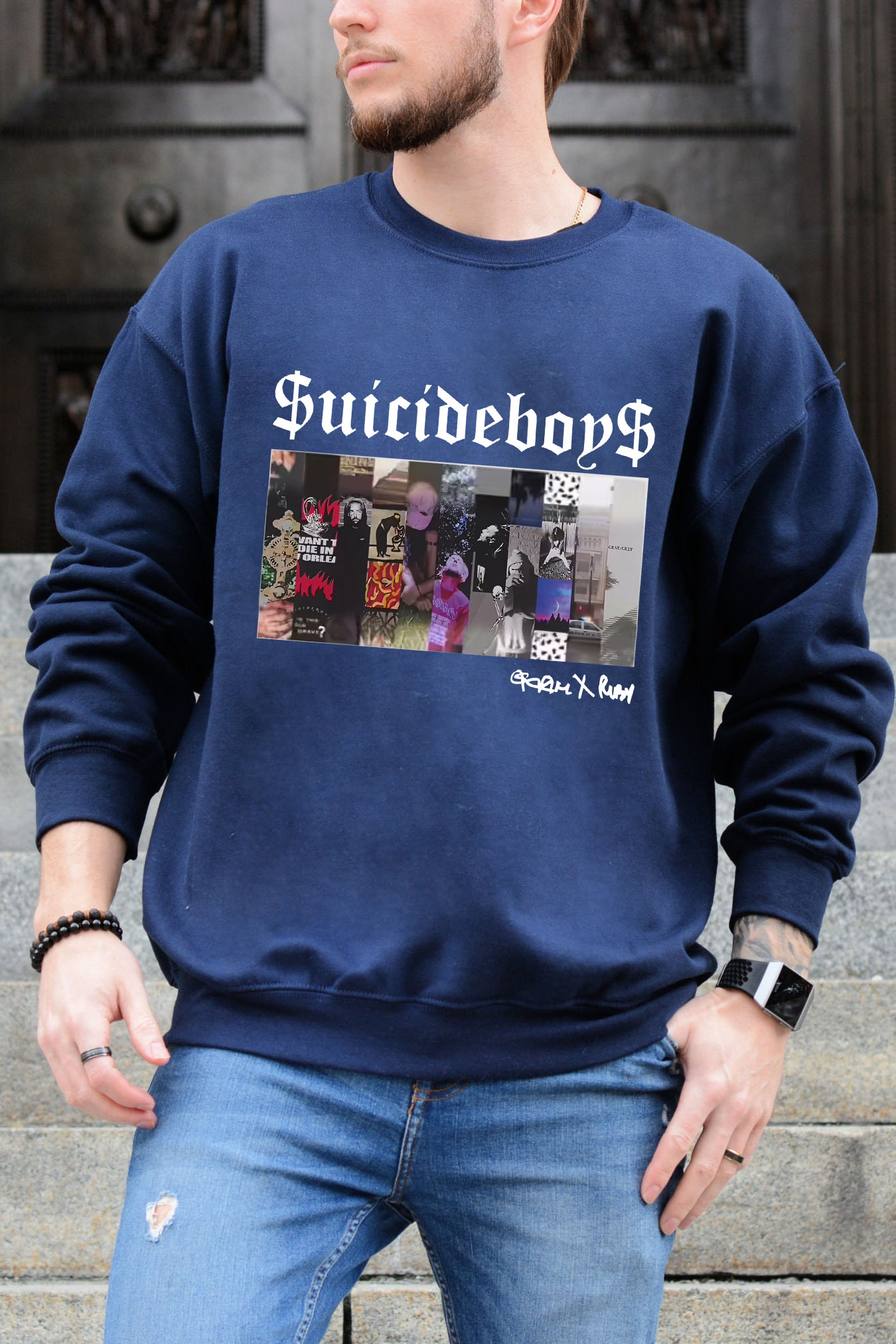 $uicideboy$ poster print men's sweatshirt