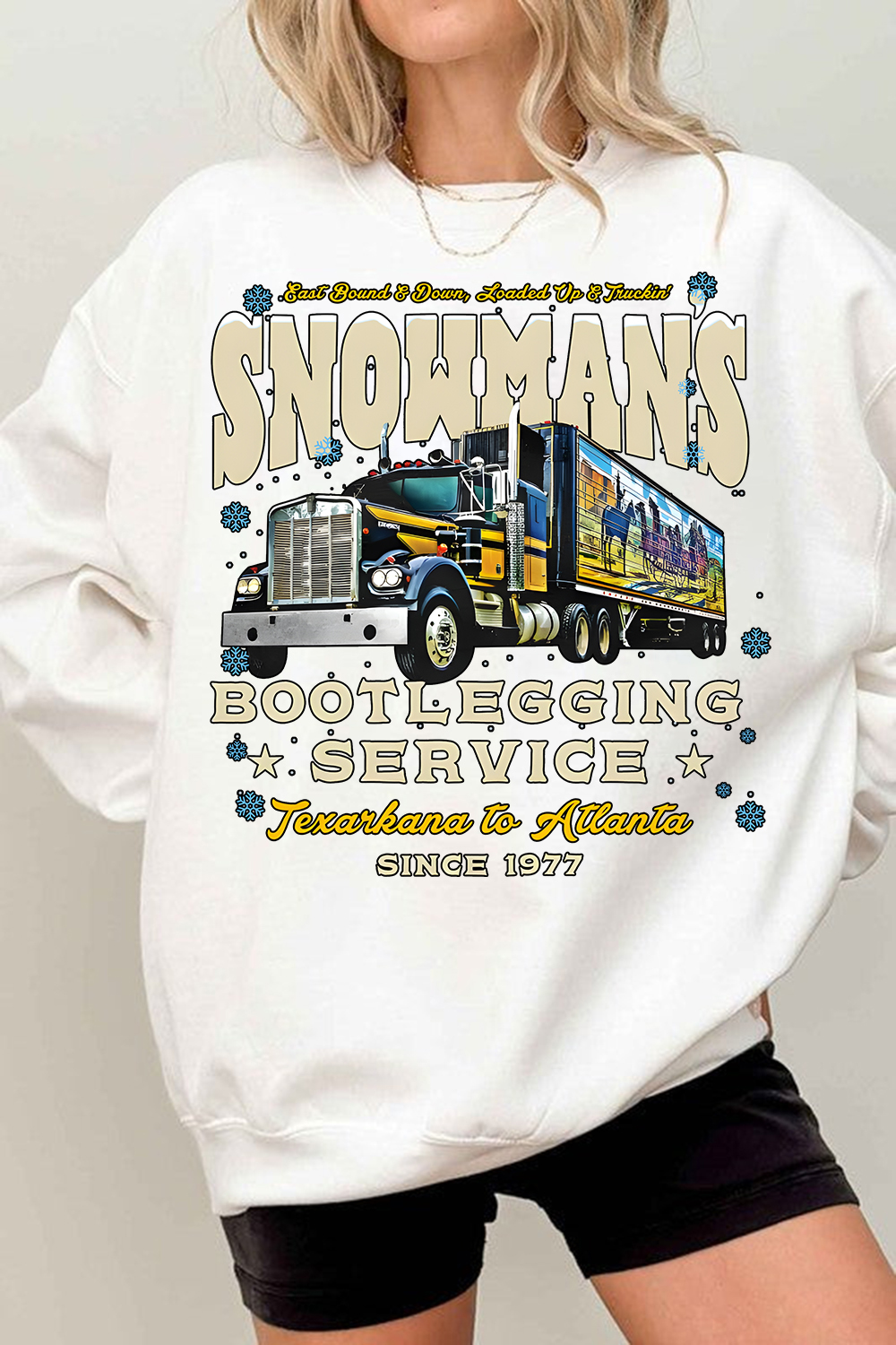 Christmas Smokey and the Bandit Women Sweatshirt