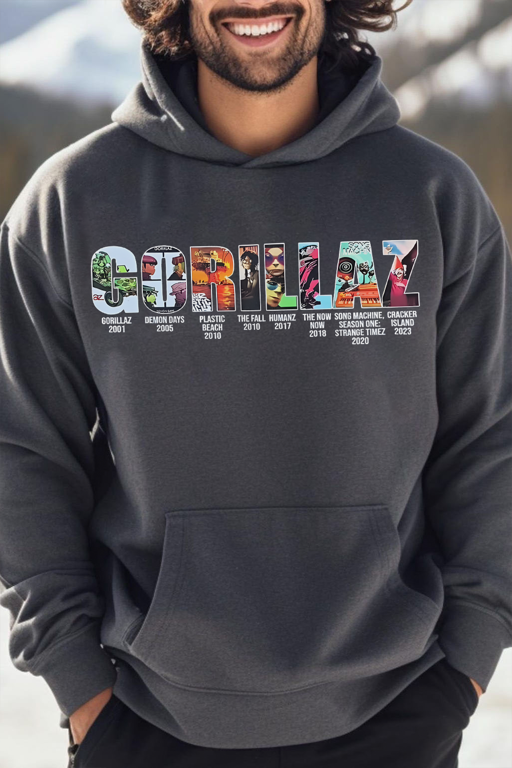 Gorillaz Fans Men Hoodie