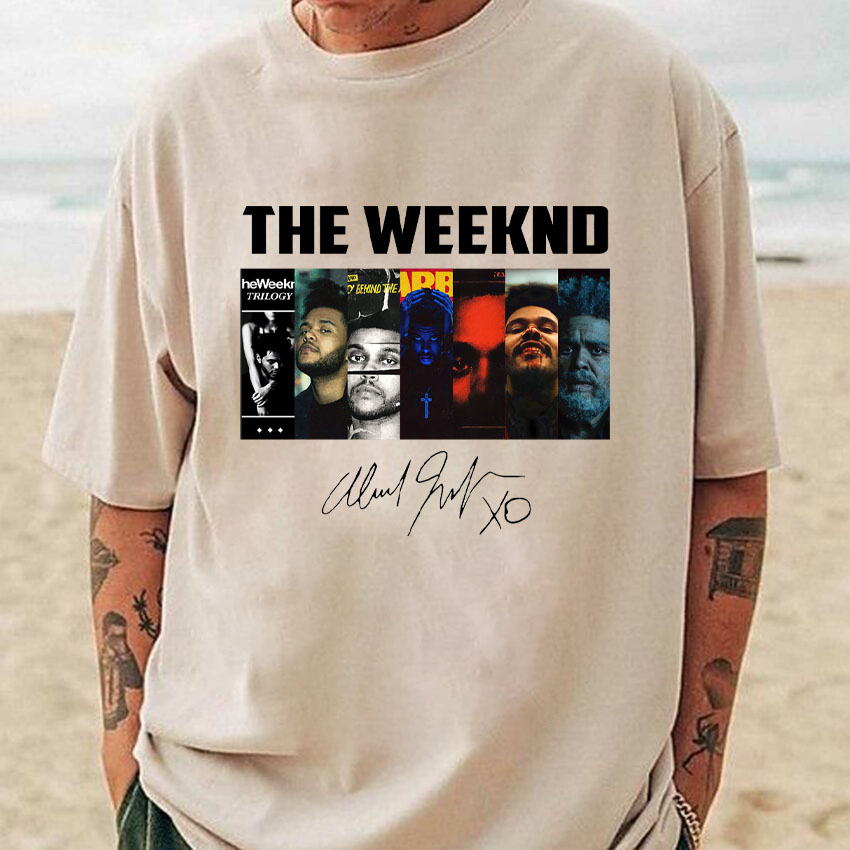 The Weeknd Albums Collection Shirt, Vintage The Weeknd Men Shirt
