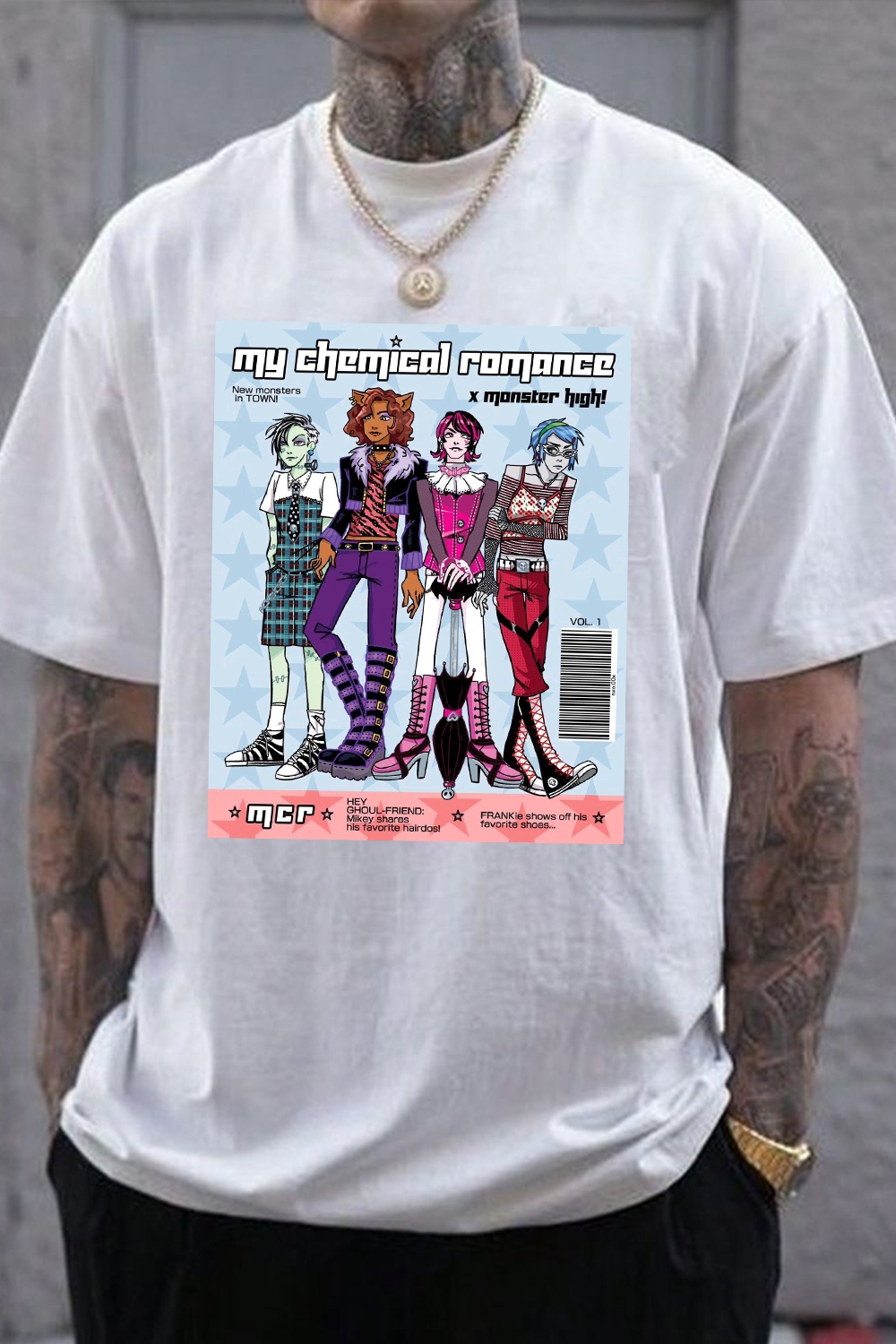 My Chemical Romance x Monster High shirt