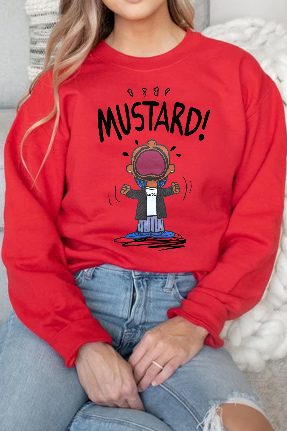 kendricklamar crew neck sweatshirt