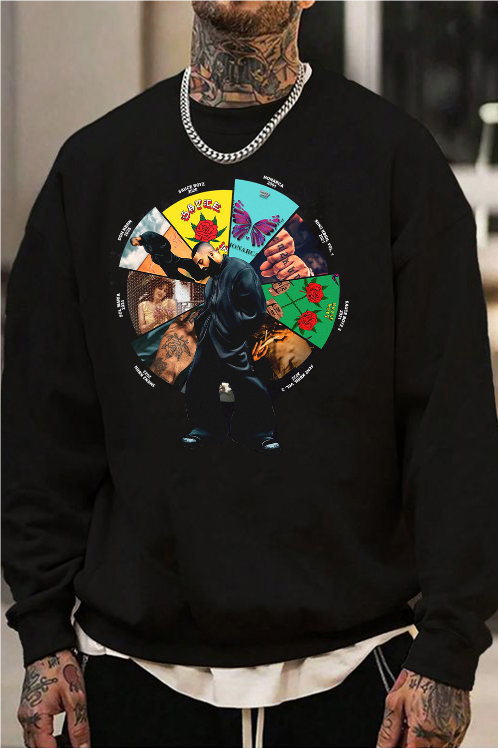 Graphic Eladio Shirt, Eladio Carrión Unisex Sweatshirt 