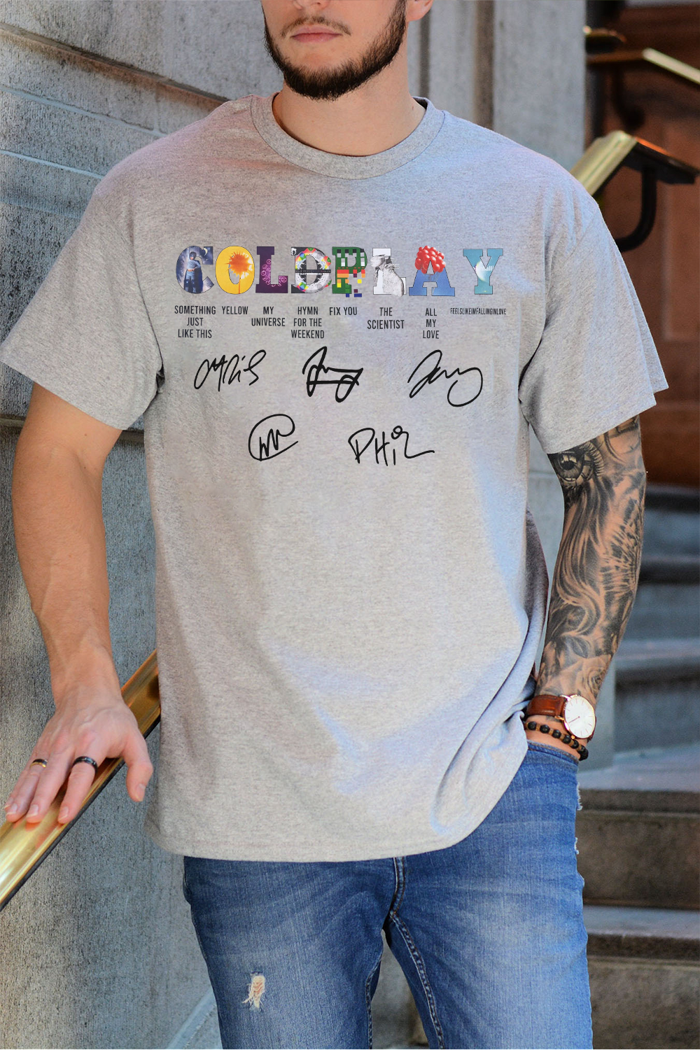 Coldplay Music Concert 2025 T-Shirt