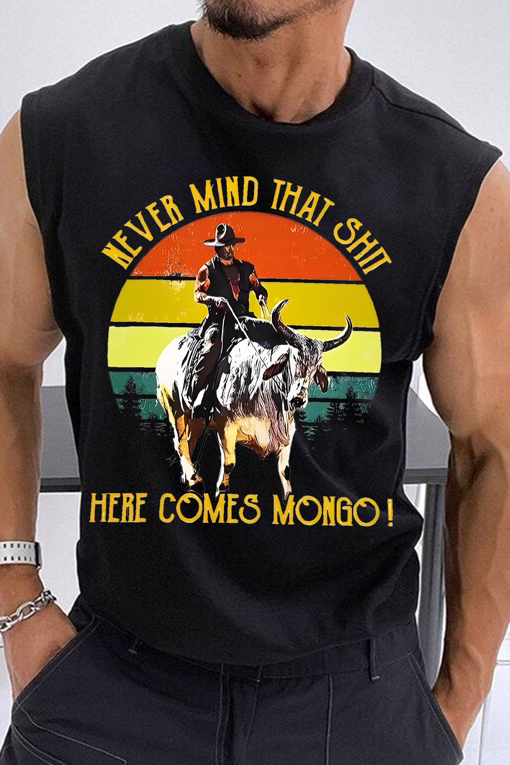 blazingsaddles Men's vest
