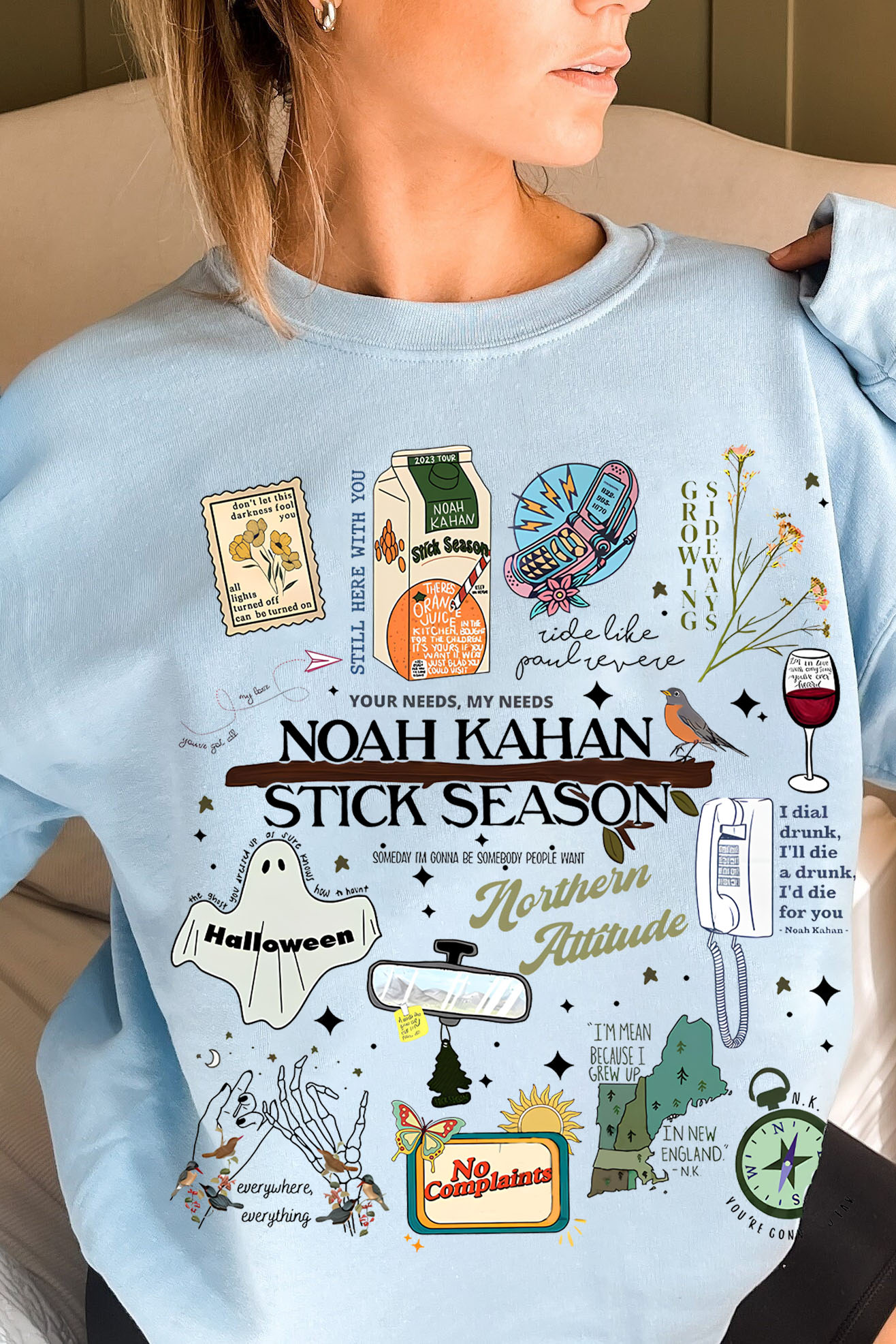 Stick Season Noah Kahan Full Version New Design Sweatshirt