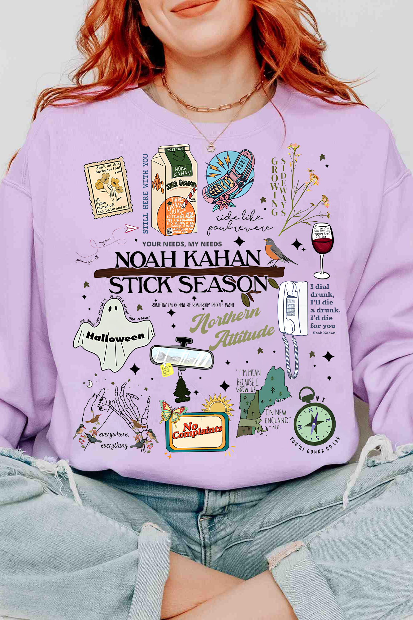 Stick Season Noah Kahan Full Version New Design Sweatshirt