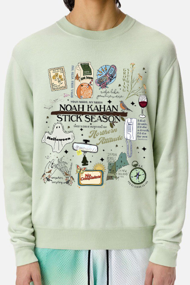 STICK SEASON NOAH KAHAN FULL VERSION NEW DESIGN SWEATSHIRT-MEN