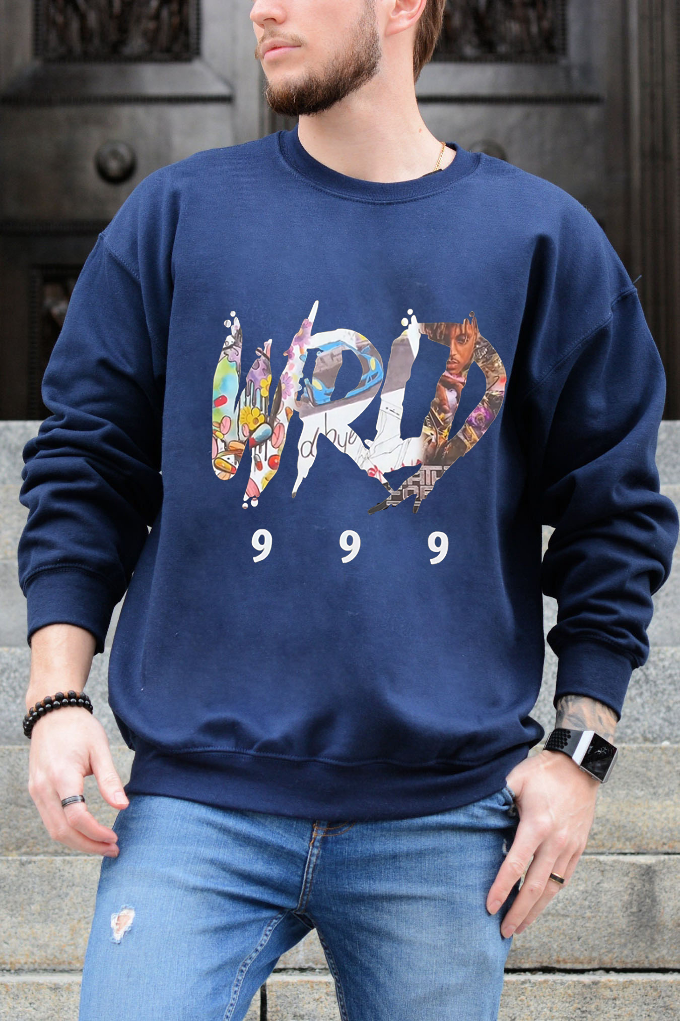 Juice Wrld Lettering Men's Sweatshirt