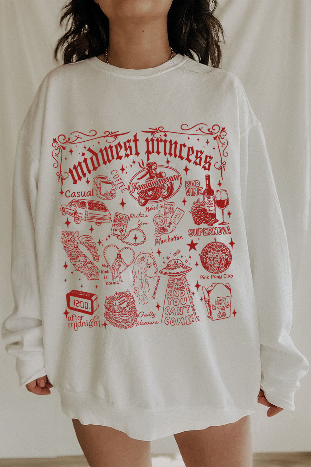 Chappell Roan Midwest Princess sweatshirt
