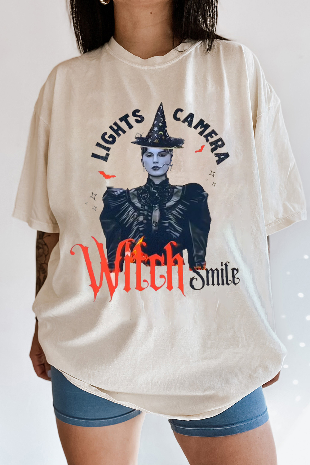 Light Camera Witch Smile Shirts Halloween Taylor Swift Tee
