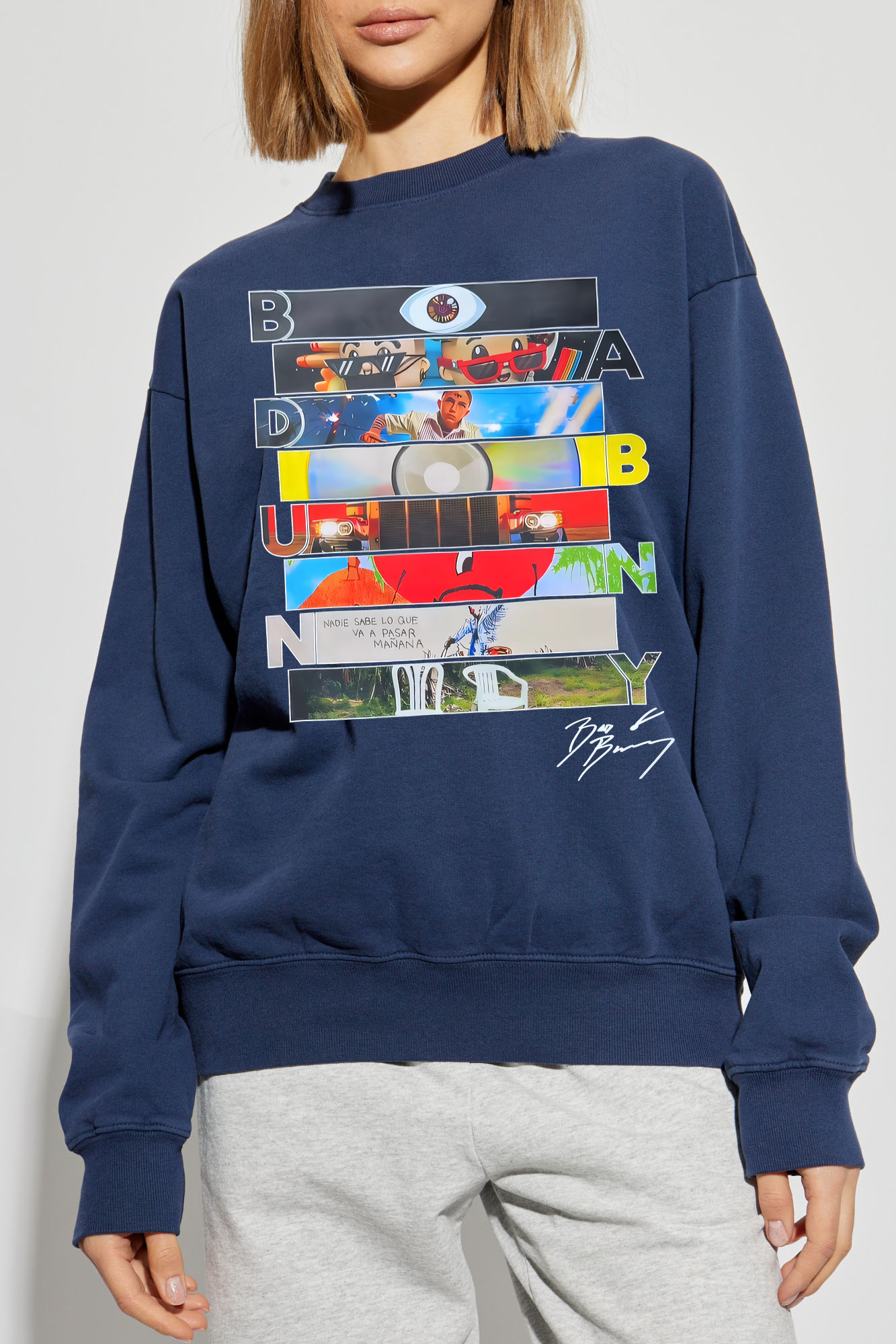 Bad Bunny Signature Sweatshirt For Women