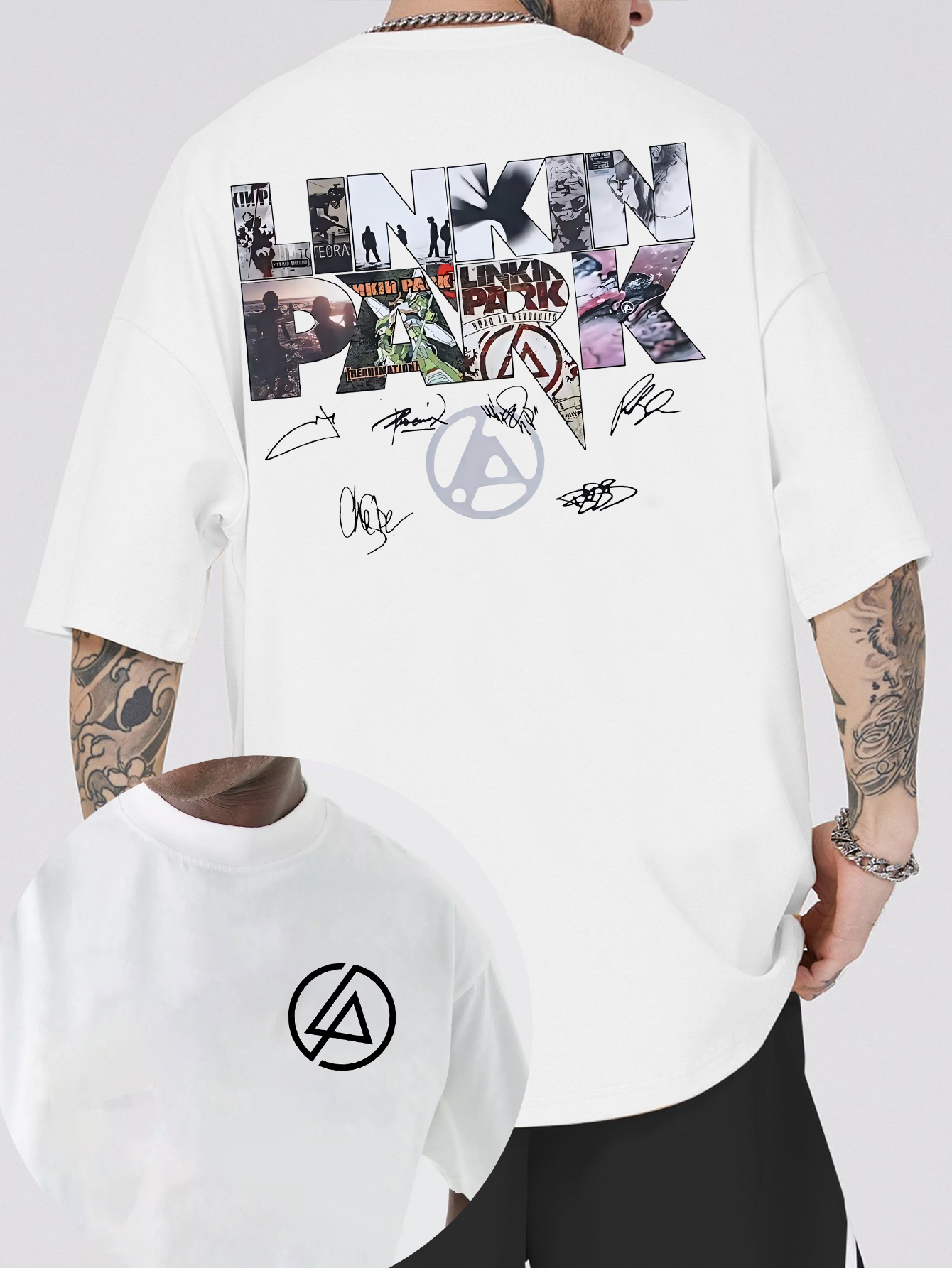 linkin Album Tee Both Side For Men