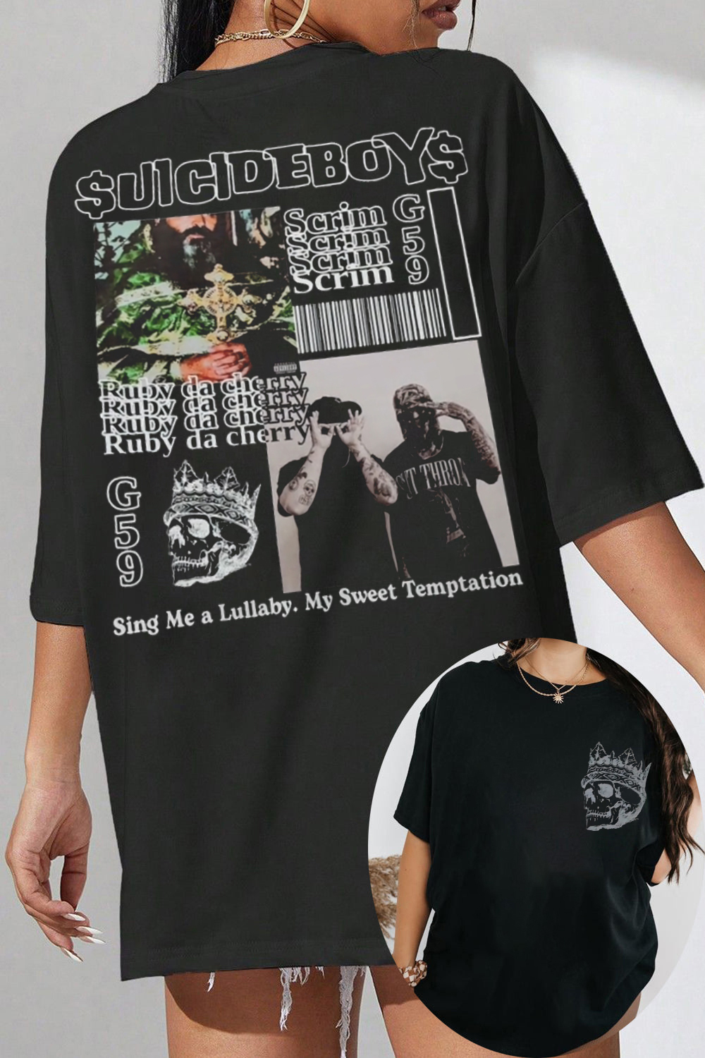 G59 2-sided printed WoMen TEE