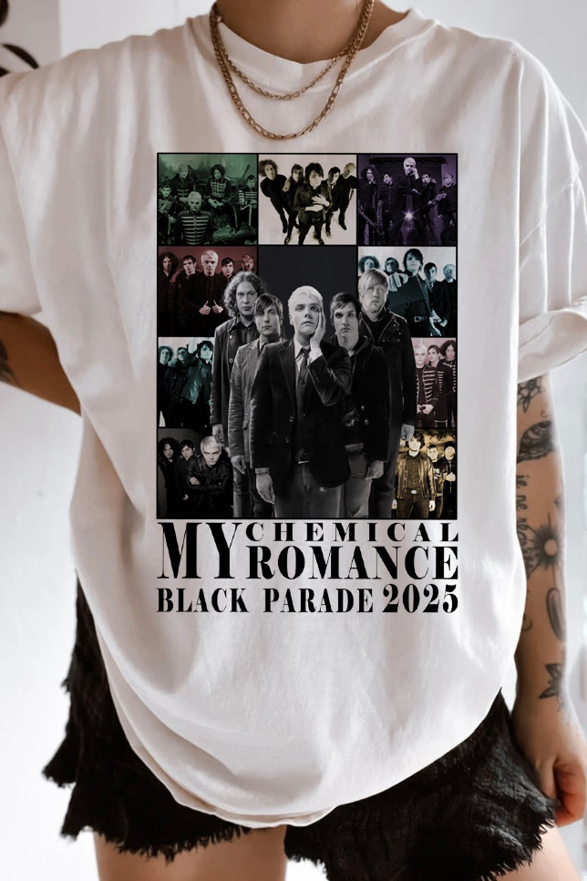 ��LONG LIVE THE BLACK PARADE�� 2025 tour  MCR shirt For Women