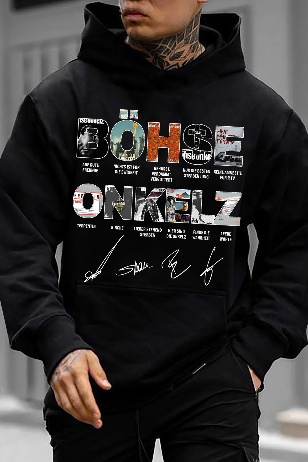 Bohse Onkelz 🤟 Men's Hoodie