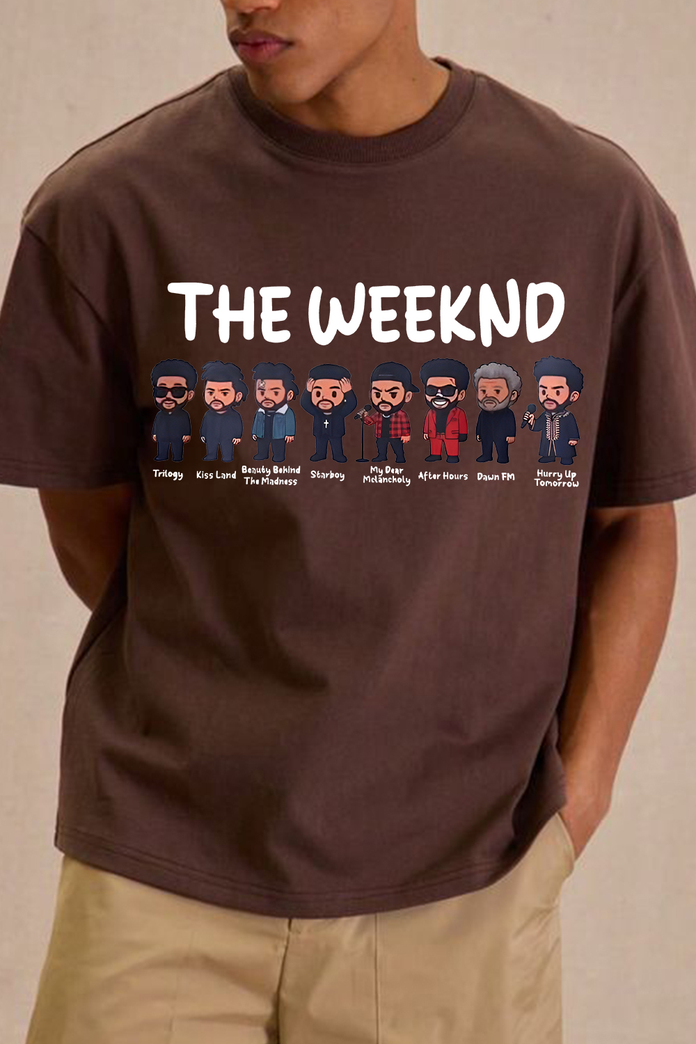 Rock The Weeknd tee and shine brighter