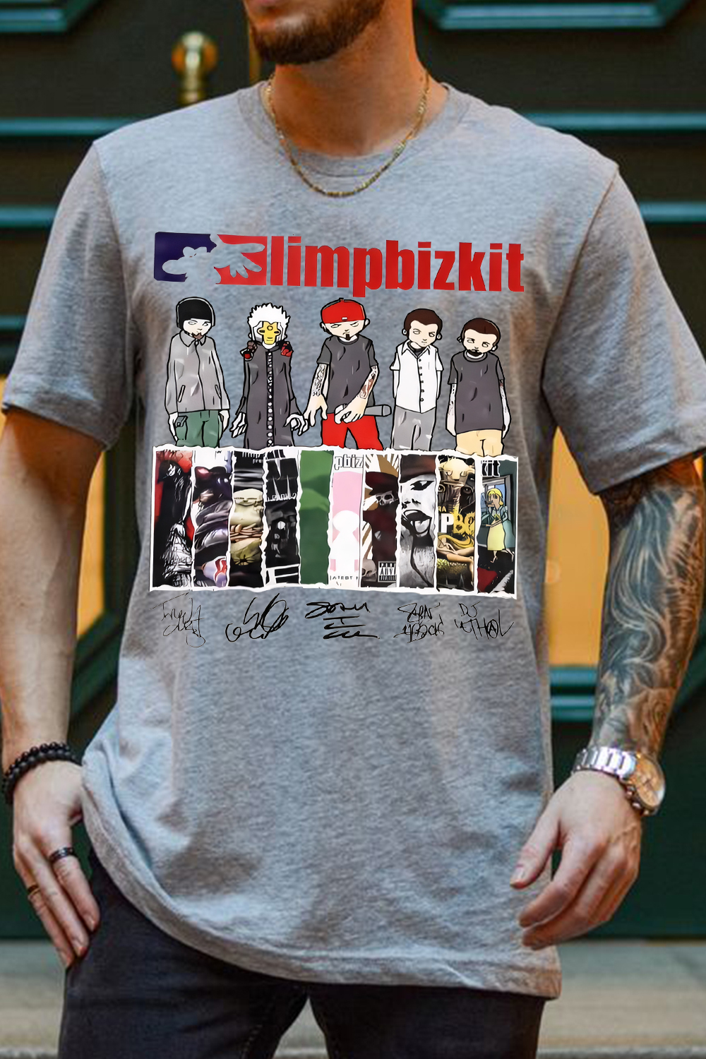 limpbizkitconcert printed Tee