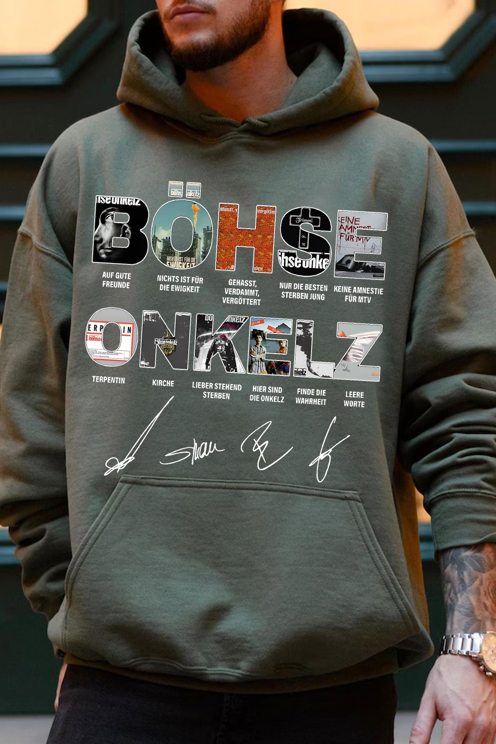 Bohse Onkelz 🤟 Men's Hoodie