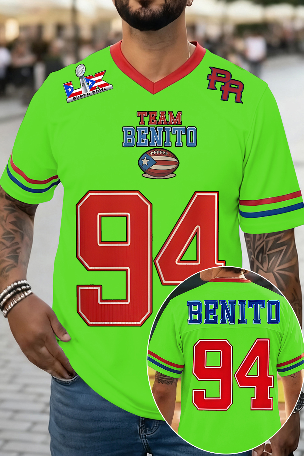 Cool Bunny Jersey for Breezy Bowl 2026 🔥Team Benito Football Jersey