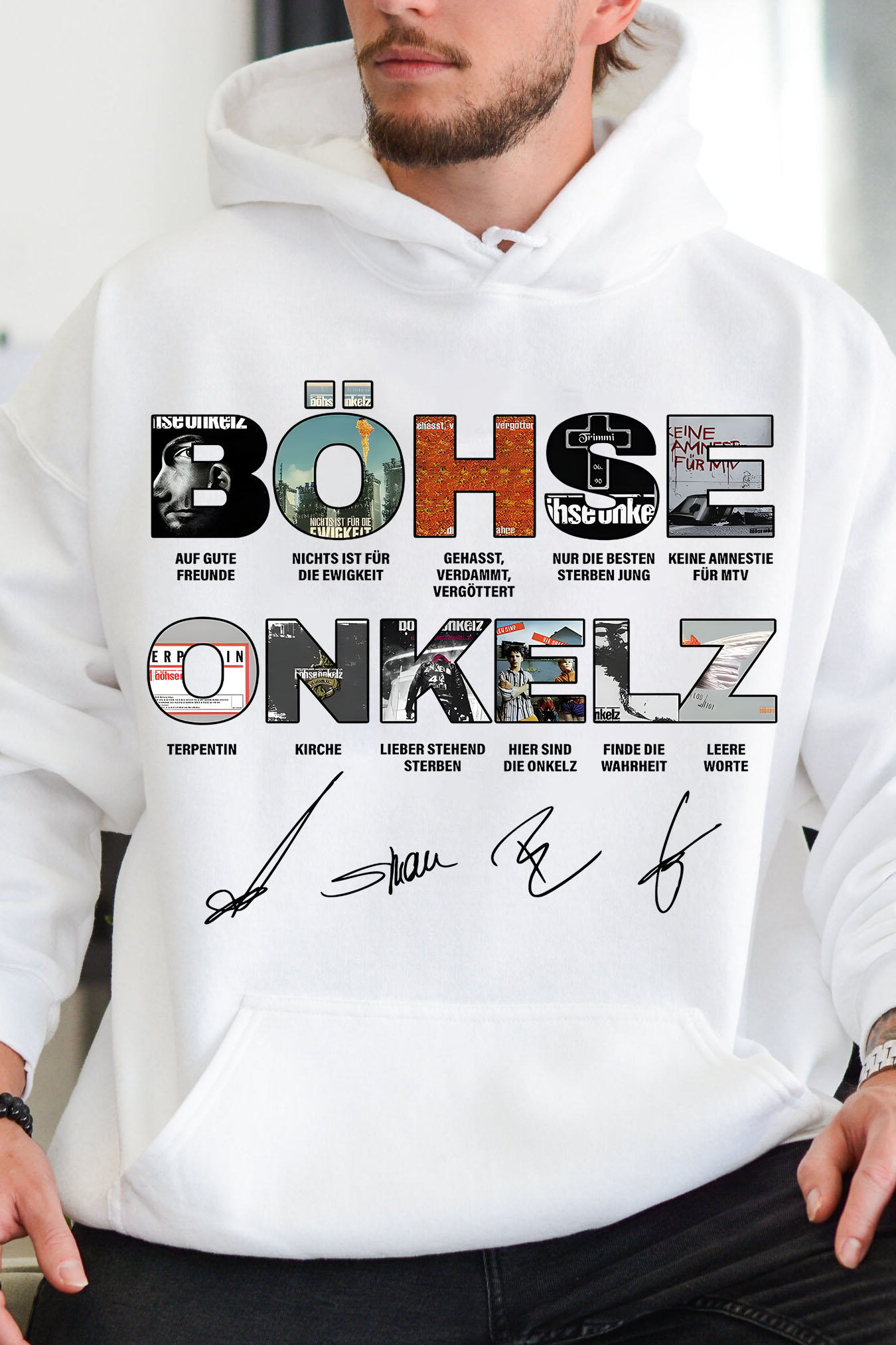 Bohse Onkelz 🤟 Men's Hoodie