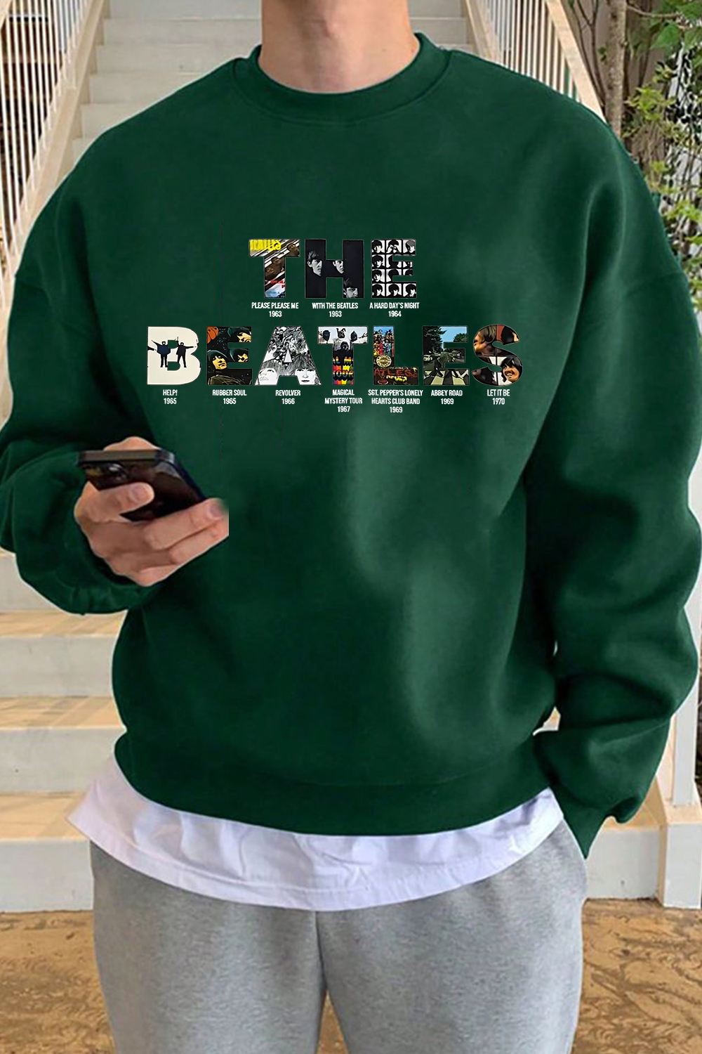 The Beatles Album men sweatshirt