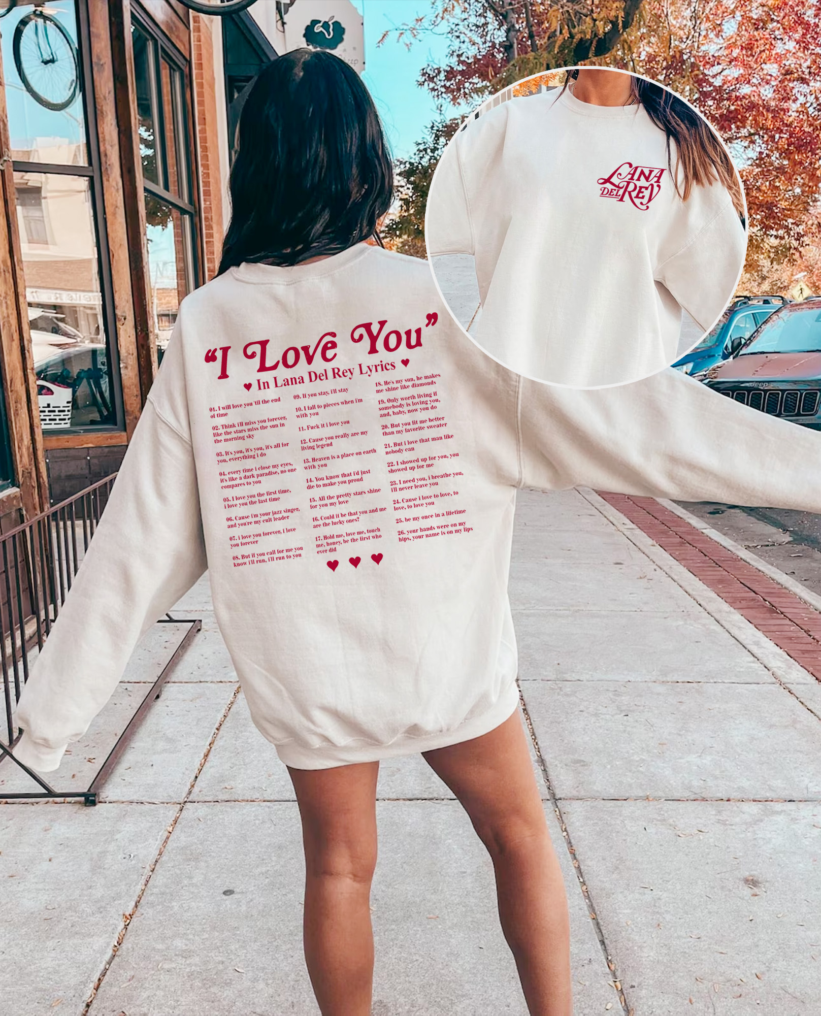 Lana Del Rey – I Love You Tee  For Women
