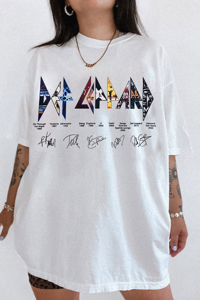 DEF LEPPARD Album  T-shirt For Women